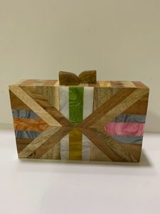 Mdf Wooden Clutch
