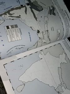 Map Practice Book Class 10  Fullmarks