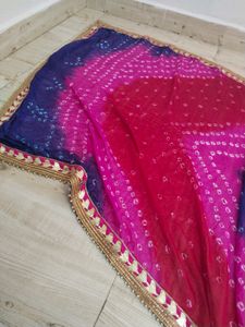 Net kurti with heavy dupatta
