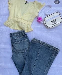 Trendy Wide Regular Jean🌸