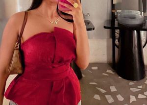 Asymmetric Tube top