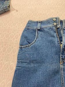 Vintage Denim Mini Skirt
