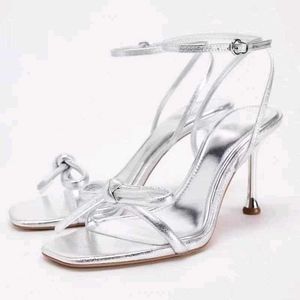 ZARA Silver Heels