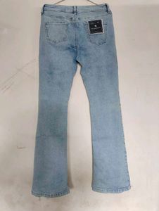 Light Wash Flare Jeans Unisex