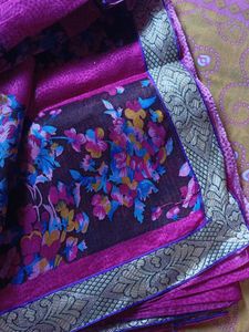 Floral Print Saree