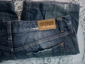 Denim Half Pant Length-16 Inc, Waist -34