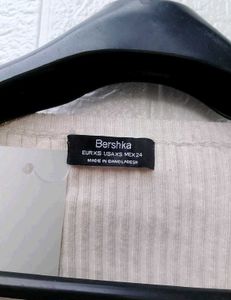 New with tag chic Ribbed Button-Front Top