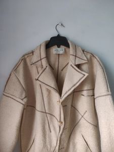 Baggy Beige&amp; Brown Coat