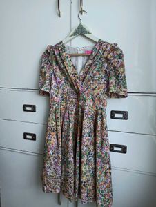 Floral Print Mini Dress
