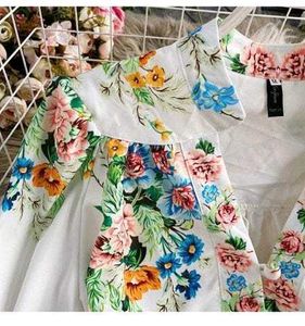 Floral Print Fit &amp; Flare Dress