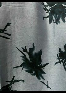 new grey saree