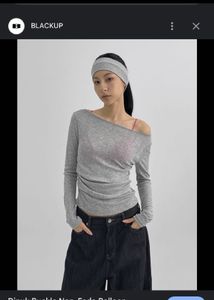 Stylish Grey Long Sleeve Top