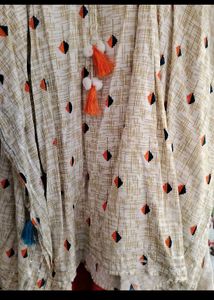 Embroidered Kaftan Kurta