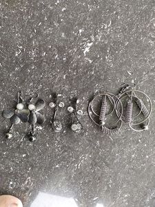 Oxidised Earings 3 Pairs