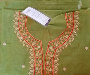 RAW POCHAMPALLY SILK KURTA MATERIAL FOR SALE !!