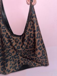 y2k Leopard Print Bag