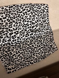 Zebra Print Mini Skirt