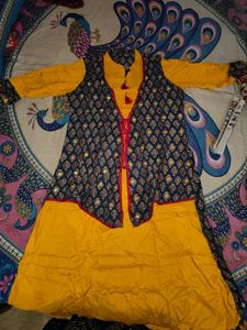 Ethnic Kurta Set with Jacket