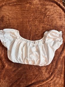 White Crop Top