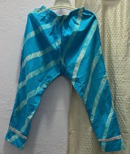 🩵Sky Blue Batik print designer Kurta Set🩵