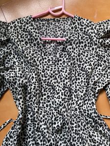 Cotton Leopard Korean Dress 🤌🏻