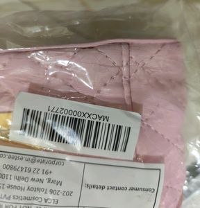 Mac Quilted Vanity Bag - Baby Pink
