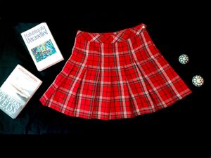 H&M Checked Patterned Skirt