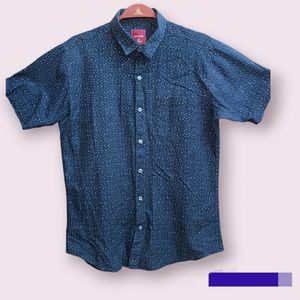 Half Shirt For Men / Dark Blue