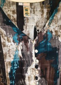 Boho Chic Watercolor Maxi Dress