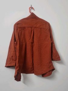 Rust Orange Shirt