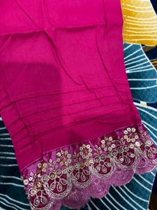 Pink Embroidered Leggings pant