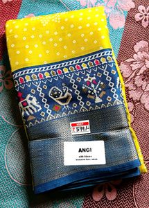 New Dola Silk Saree With Blouse Piece