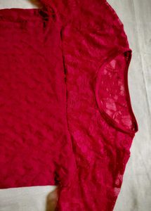 Bodycon Pink Lace Dress