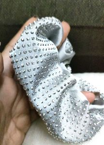 Beautiful Rhinestone Studded Scrunchie