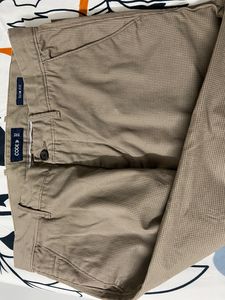 CODE Patterned Flat Trouser