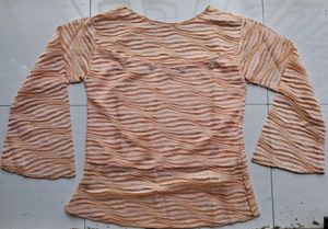 Trendy Peach Top ( Bust 32)