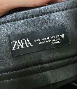 Zara Faux Leather Vintage Pant