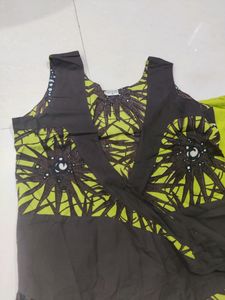 Unstitched Dress Material With Jacket