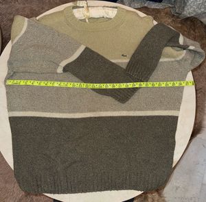 Lacoste Striped Knit Sweater