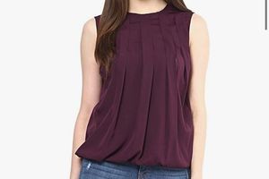 Elegant meroon Sleeveless Top