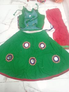 Navratri / Garba Dress For Girl Ghaghra Choli Set