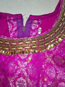 Pink Ethnic Skirt and top