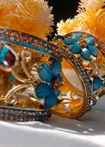 A beautiful pair of blue bangle set!