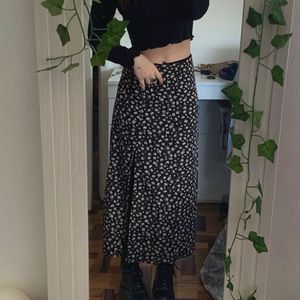 Floral Midi Skirt