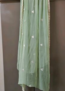 pakistani chiffon Embroidered Kurta set