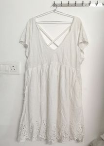 White Aesthetic Dress.