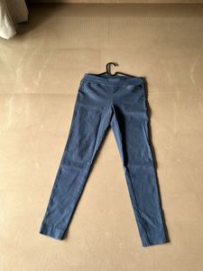 Blue Pull-On Pants