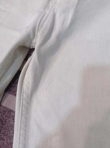 White Slim Fit Jeans