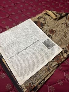 New Poonam Mustard saree