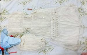 Cream/White Indian Dress